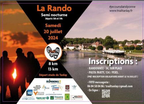 Tanlay : la rando semi-nocturne - Commune de Tanlay